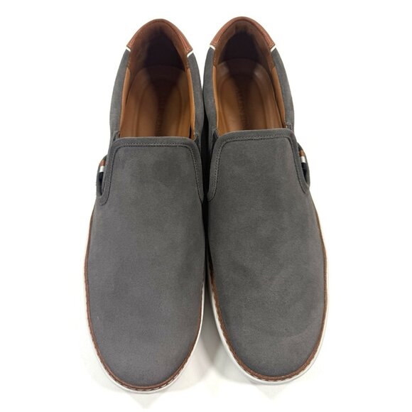 Allen Edmonds Mens Alpha Loafer Size 11.5 D Suede Slip On Sneaker Grey Suede main image 5